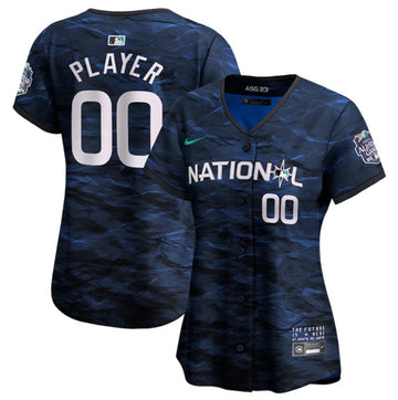 Custom MLB All-Star royal jersey