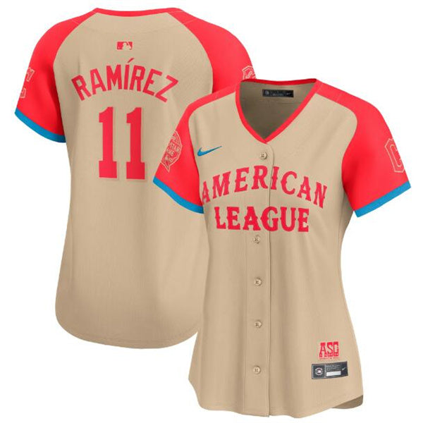 Jose Ramirez American League All-Star cream All-Star jersey