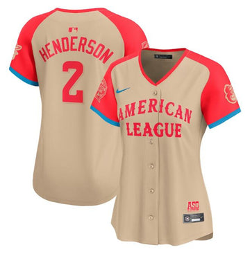 Gunnar Henderson American League All-Star cream All-Star jersey