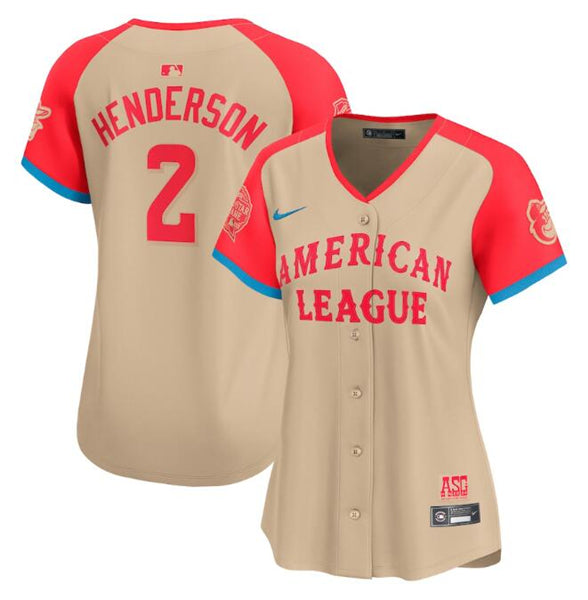 Gunnar Henderson American League All-Star cream All-Star jersey