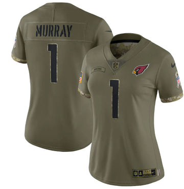 Kyler Murray Arizona Cardinals olive Salute To Service jersey