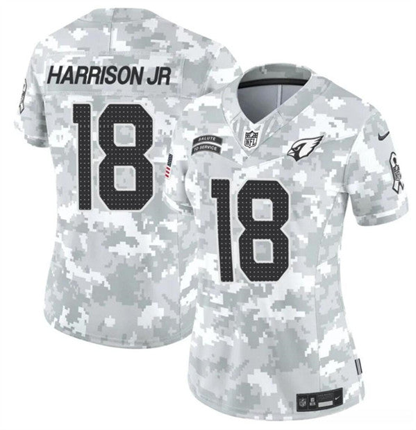 Marvin Harrison Jr Arizona Cardinals camo Salute To Service jersey