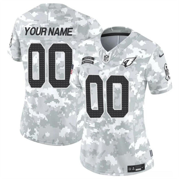 Custom Arizona Cardinals camo Salute To Service jersey