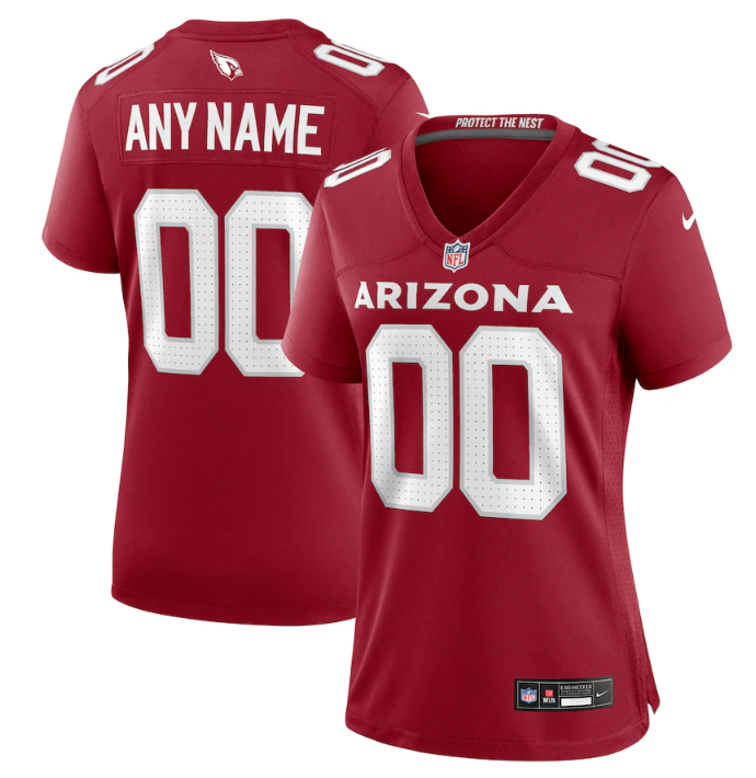 Custom Arizona Cardinals red Game jersey