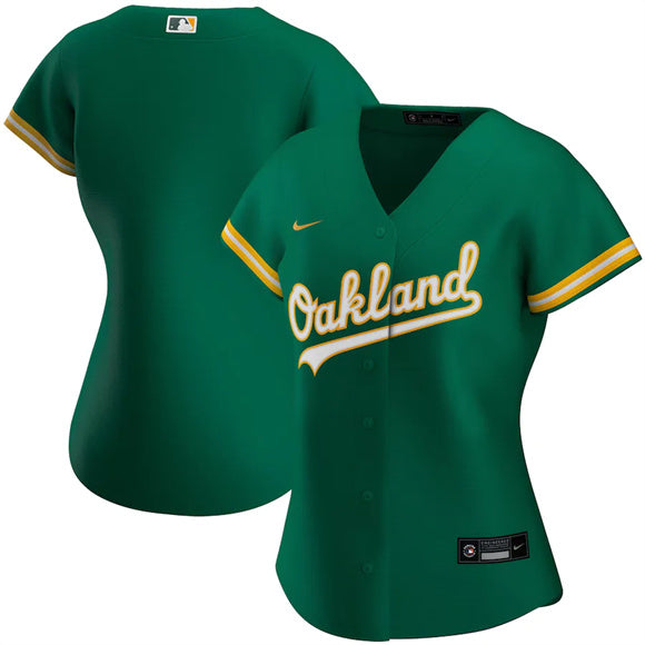 Oakland Athletics green jersey