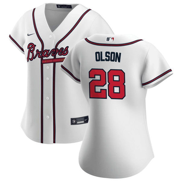 Matt Olson Atlanta Braves white jersey