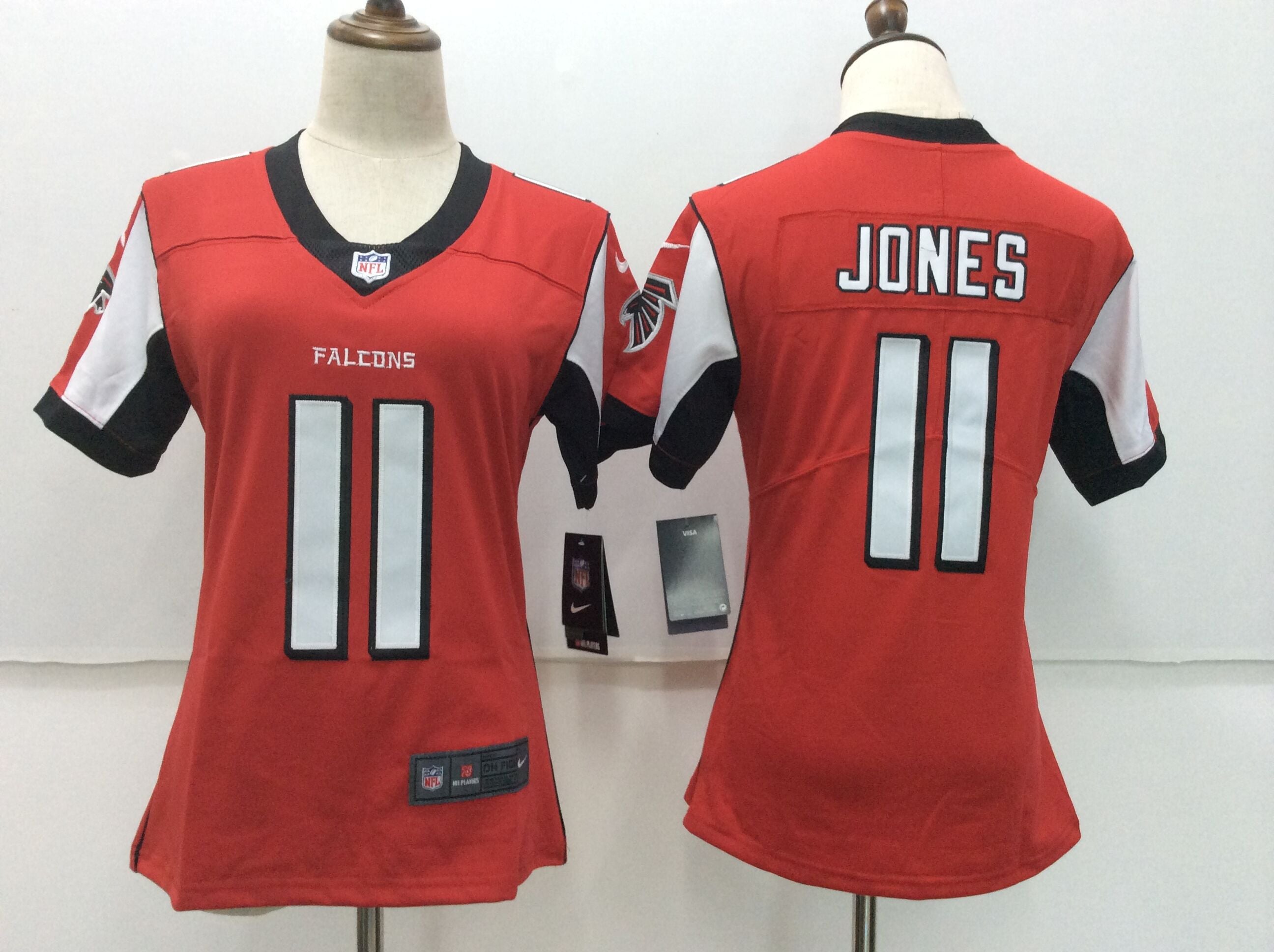 Julio Jones Atlanta Falcons red jersey