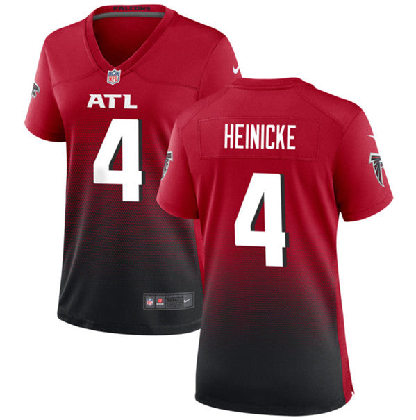 Taylor Heinicke Atlanta Falcons red-black jersey