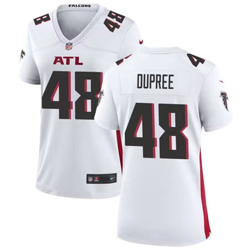 Bud Dupree Atlanta Falcons white Game jersey