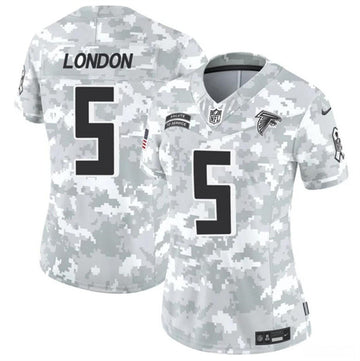 Drake London Atlanta Falcons camo Salute To Service jersey