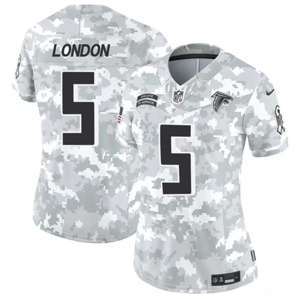 Drake London Atlanta Falcons camo Salute To Service jersey