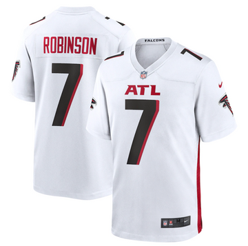 Bijan Robinson Atlanta Falcons white jersey
