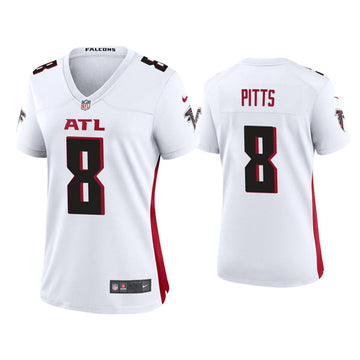 Kyle Pitts New Atlanta Falcons white jersey