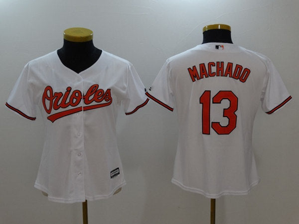Manny Machado Baltimore Orioles white jersey