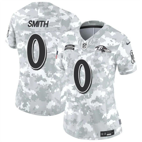 Roquan Smith Baltimore Ravens camo Salute To Service jersey