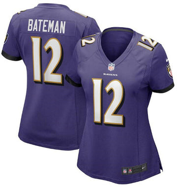 Rashod Bateman Baltimore Ravens purple jersey