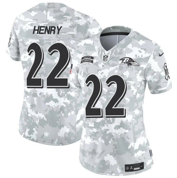 Derrick Henry Baltimore Ravens camo Salute To Service jersey