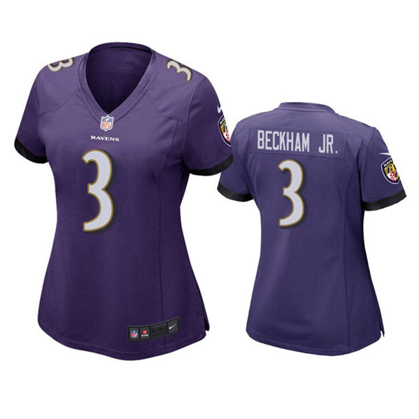 Odell Beckham Jr Baltimore Ravens purple jersey