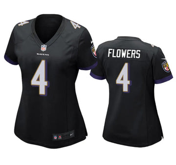 Zay Flowers Baltimore Ravens black jersey
