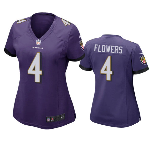 Zay Flowers Baltimore Ravens purple jersey