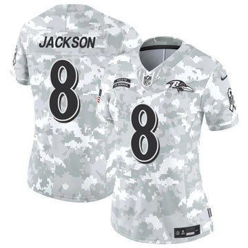 Lamar Jackson Baltimore Ravens camo Salute To Service jersey