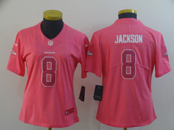 Custom Baltimore Ravens pink jersey