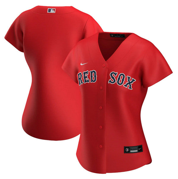 Custom Boston Red Sox red jersey
