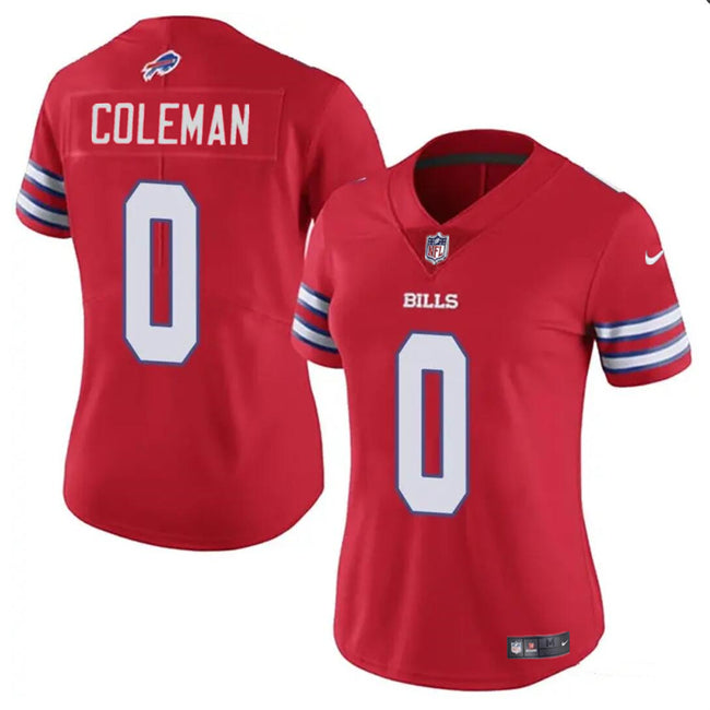 Keon Coleman Buffalo Bills red jersey