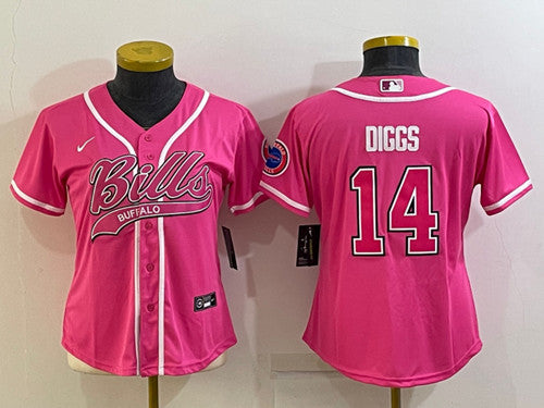 Stefon Diggs Buffalo Bills pink jersey