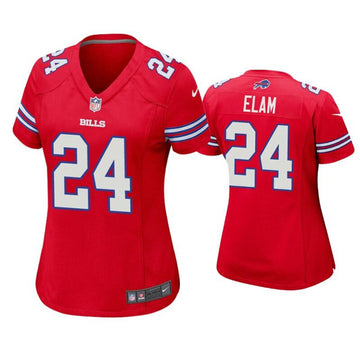 Kaiir Elam Buffalo Bills red jersey