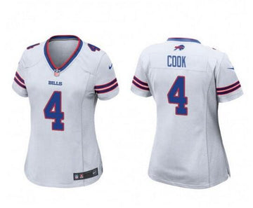 James Cook Buffalo Bills white jersey