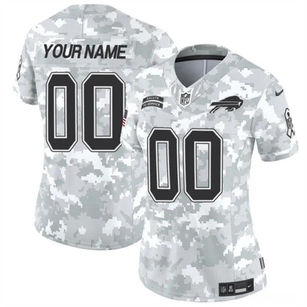 Custom Buffalo Bills camo Salute To Service jersey