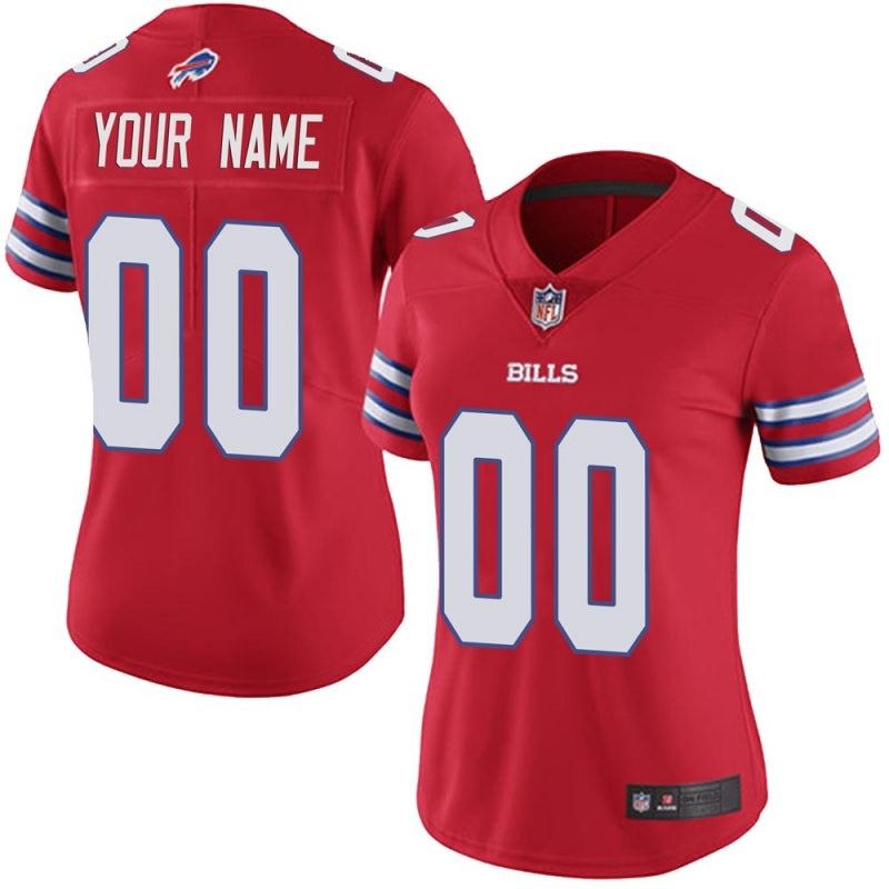 Custom Buffalo Bills red jersey