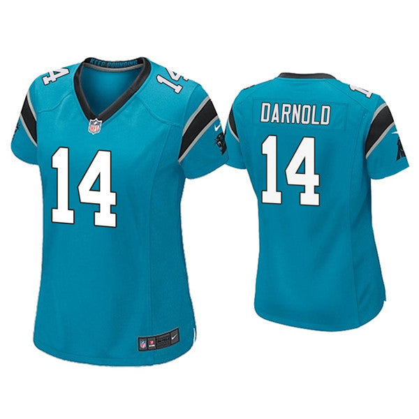 Sam Darnold Carolina Panthers blue jersey