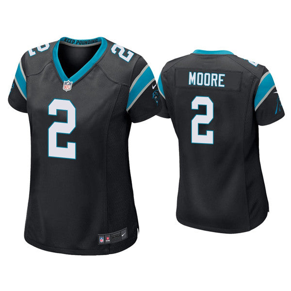 DJ Moore Carolina Panthers black jersey