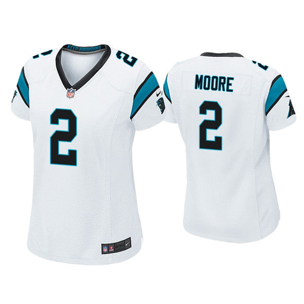 DJ Moore Carolina Panthers white jersey