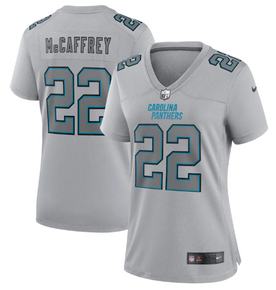 Christian McCaffrey Carolina Panthers gray Game jersey