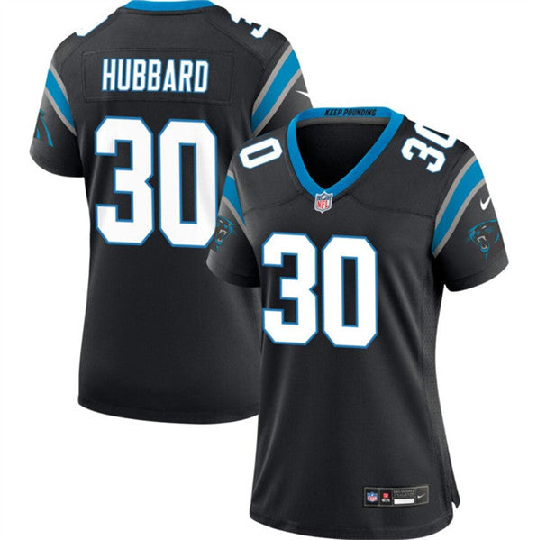 Chuba Hubbard Carolina Panthers black jersey