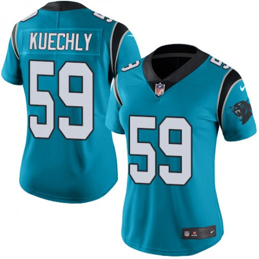 Luke Kuechly Carolina Panthers blue jersey