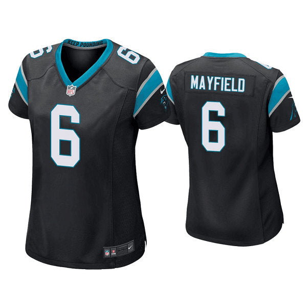 Baker Mayfield Carolina Panthers black Game jersey