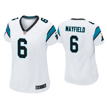 Baker Mayfield Carolina Panthers white Game jersey