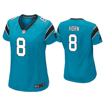 Jaycee Horn Carolina Panthers blue jersey