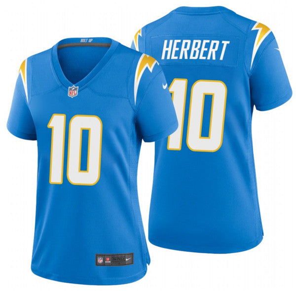Justin Herbert Los Angeles Chargers blue jersey