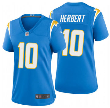 Justin Herbert Los Angeles Chargers blue jersey