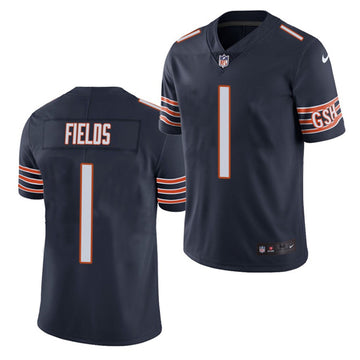 Justin Fields Chicago Bears navy jersey