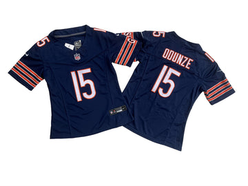 Rome Odunze Chicago Bears navy FUSE jersey