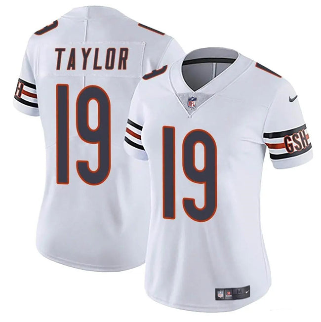 Tory Taylor Chicago Bears white jersey