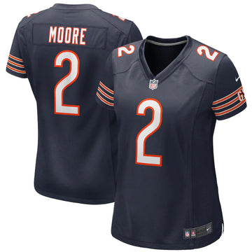 DJ Moore Chicago Bears navy Game jersey