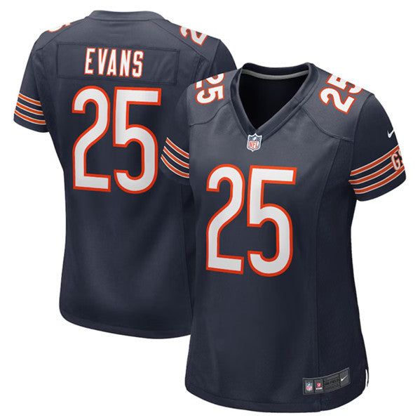 Darrynton Evans Chicago Bears navy jersey