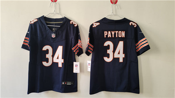 Walter Payton Chicago Bears navy FUSE jersey